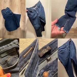 Judy Blue Cropped Straight jeans! Worn once! Too big! Size 18W!